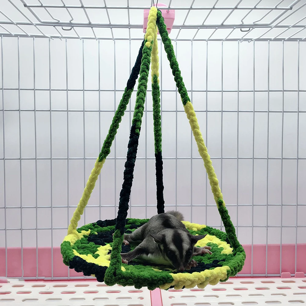 Delicate Woolen Yarn Hamster Nest R om Color Pet Hanging Bed Soft Comfortable Warm Winter Hammock Small Animal Home
Delicate Woolen Yarn Hamster Nest R om Color Pet Hanging Bed Soft Comfortable Warm Winter Hammock Small Animal Home