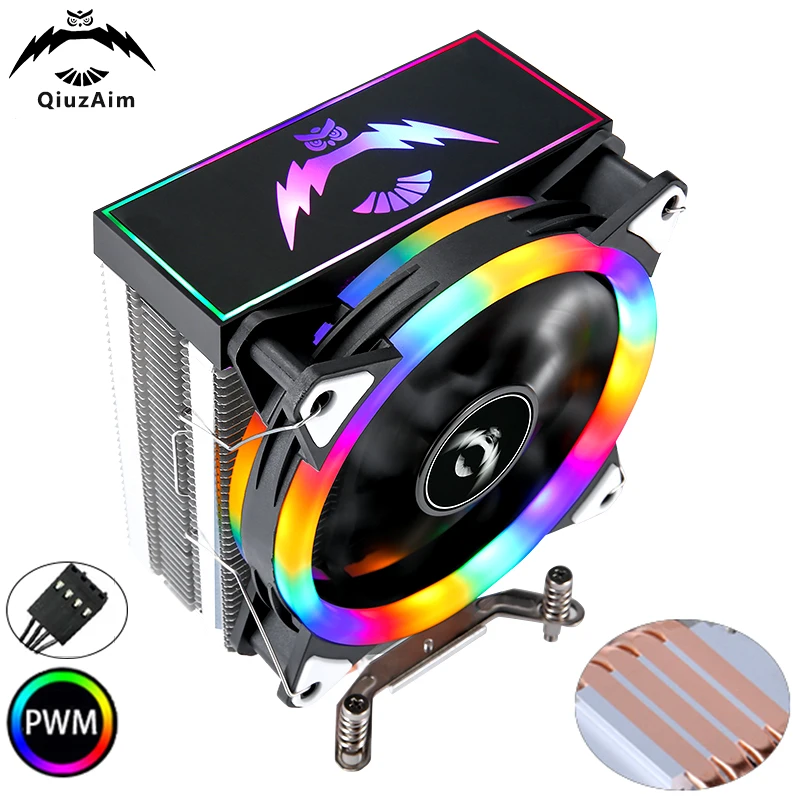 QiuzAim PC Air-Cooled x79 x99 Processor CPU Cooler 120mm Fan 4pin/PWM 4 Heat Pipe Radiator install LGA2011 115x 1200 1700 i5 i7
QiuzAim PC Air-Cooled x79 x99 Processor CPU Cooler 120mm Fan 4pin/PWM 4 Heat Pipe Radiator install LGA2011 115x 1200 1700 i5 i7