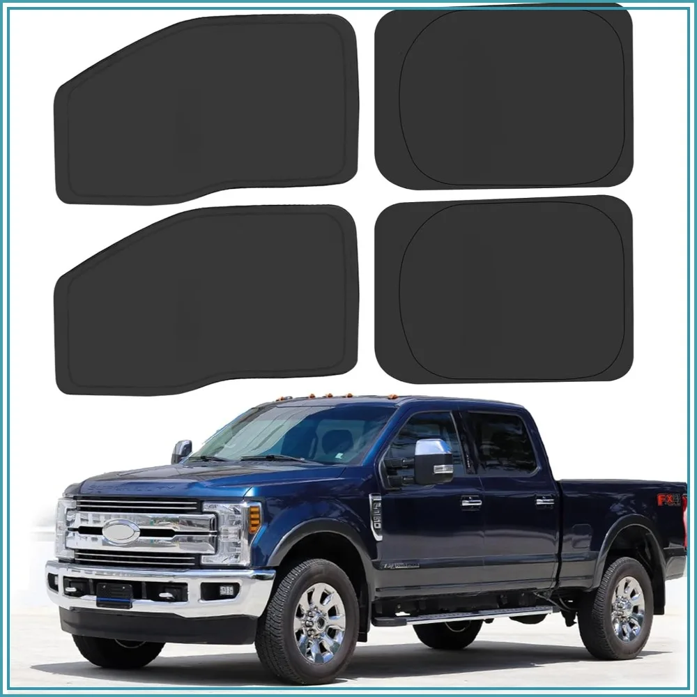 Foldable Side Window Sun Shade for Ford F250 F350 Super Duty 2017-2022 Super Crew Cab 4Door, UV Blocking Heat Shield, Pack of 4
Foldable Side Window Sun Shade for Ford F250 F350 Super Duty 2017-2022 Super Crew Cab 4Door, UV Blocking Heat Shield, Pack of 4