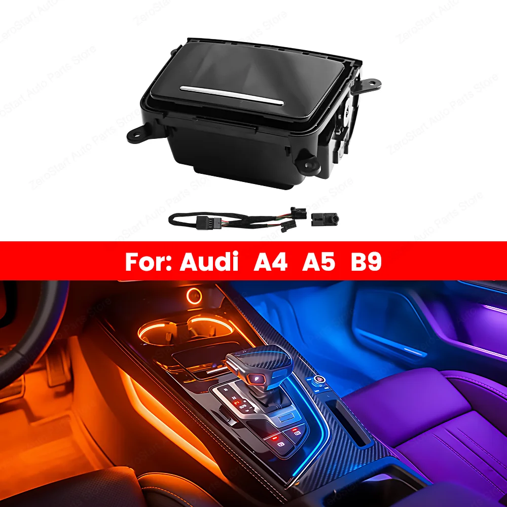 Car The Central Control Panel Lights Up And Black The Storage Box LED 30-32 Color Ambient Light For Audi A4 A5 B9 2017-2023 Car
Car The Central Control Panel Lights Up And Black The Storage Box LED 30-32 Color Ambient Light For Audi A4 A5 B9 2017-2023 Car