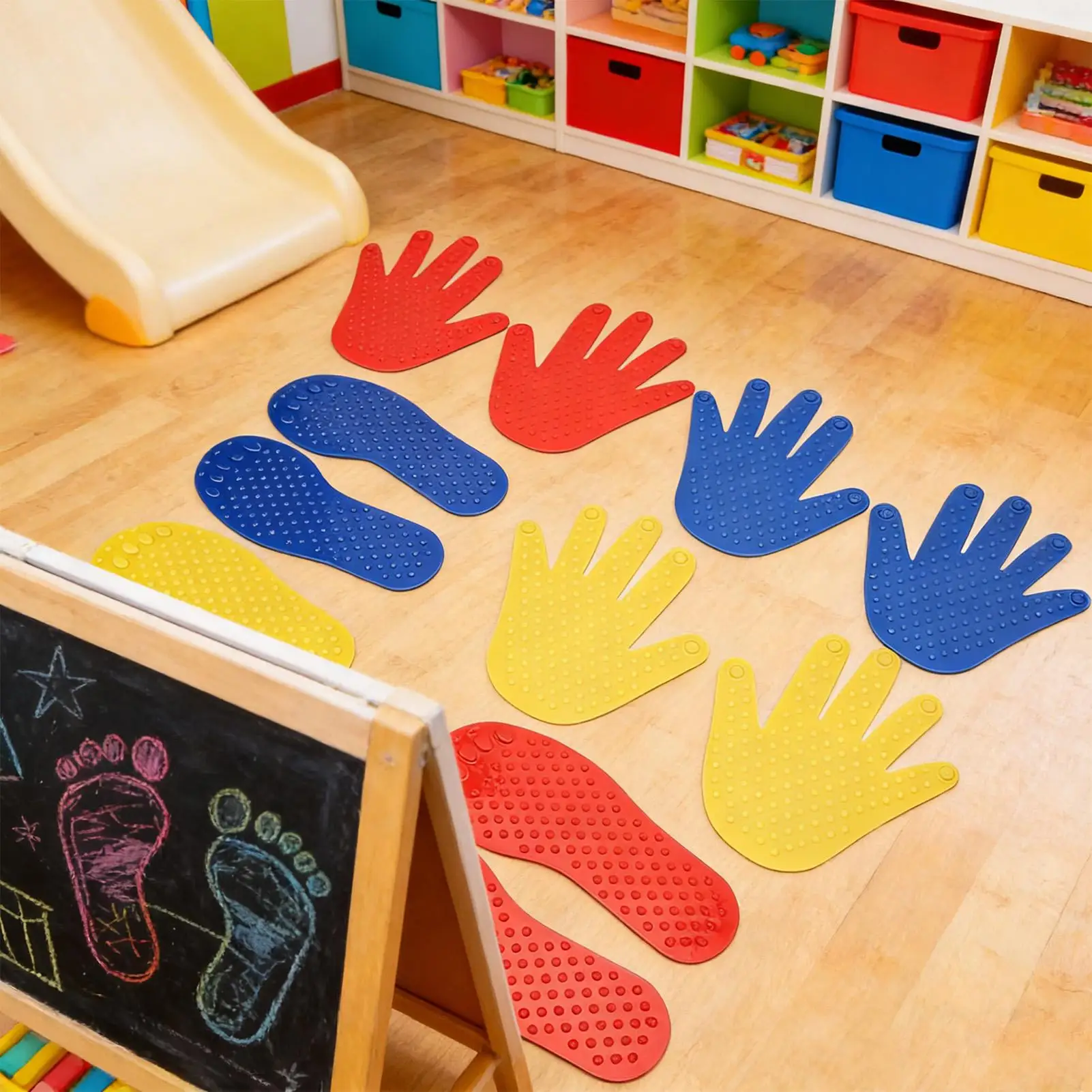 Hands and Feet Play Mat 6 Pairs Non-Slip Fitness Toy Coordination Exercise Toy for Kids Adults Kindergarten Home Indoor Outdoor
Hands and Feet Play Mat 6 Pairs Non-Slip Fitness Toy Coordination Exercise Toy for Kids Adults Kindergarten Home Indoor Outdoor