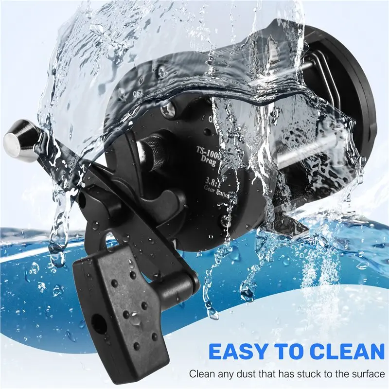 New Arrival TSSD4000 Saltwater Fishing Reel Drum Trolling Reel For Saltwater Sea Fishing Pesca Black Left Hand
New Arrival TSSD4000 Saltwater Fishing Reel Drum Trolling Reel For Saltwater Sea Fishing Pesca Black Left Hand