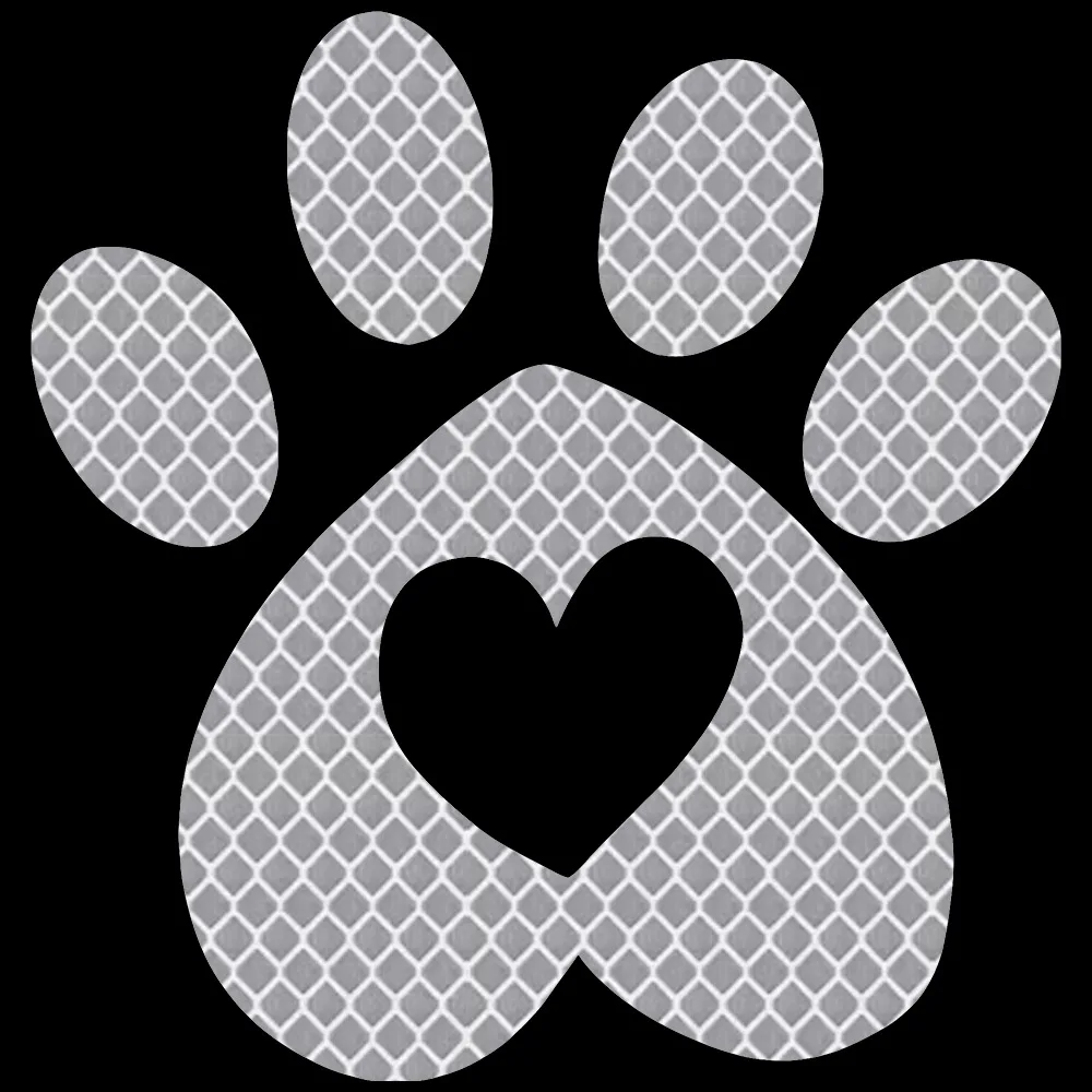 1Pc Dog Paw Print Reflective Sticker Heart Shape Night Safety Warning Decal for Car Rear Bumper
1Pc Dog Paw Print Reflective Sticker Heart Shape Night Safety Warning Decal for Car Rear Bumper