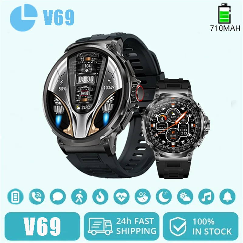 2024 New men's watch 710mah large battery capacity magnetic charging 1.85 inch full touch large screen Xiaomi Huawei V69
2024 New men's watch 710mah large battery capacity magnetic charging 1.85 inch full touch large screen Xiaomi Huawei V69