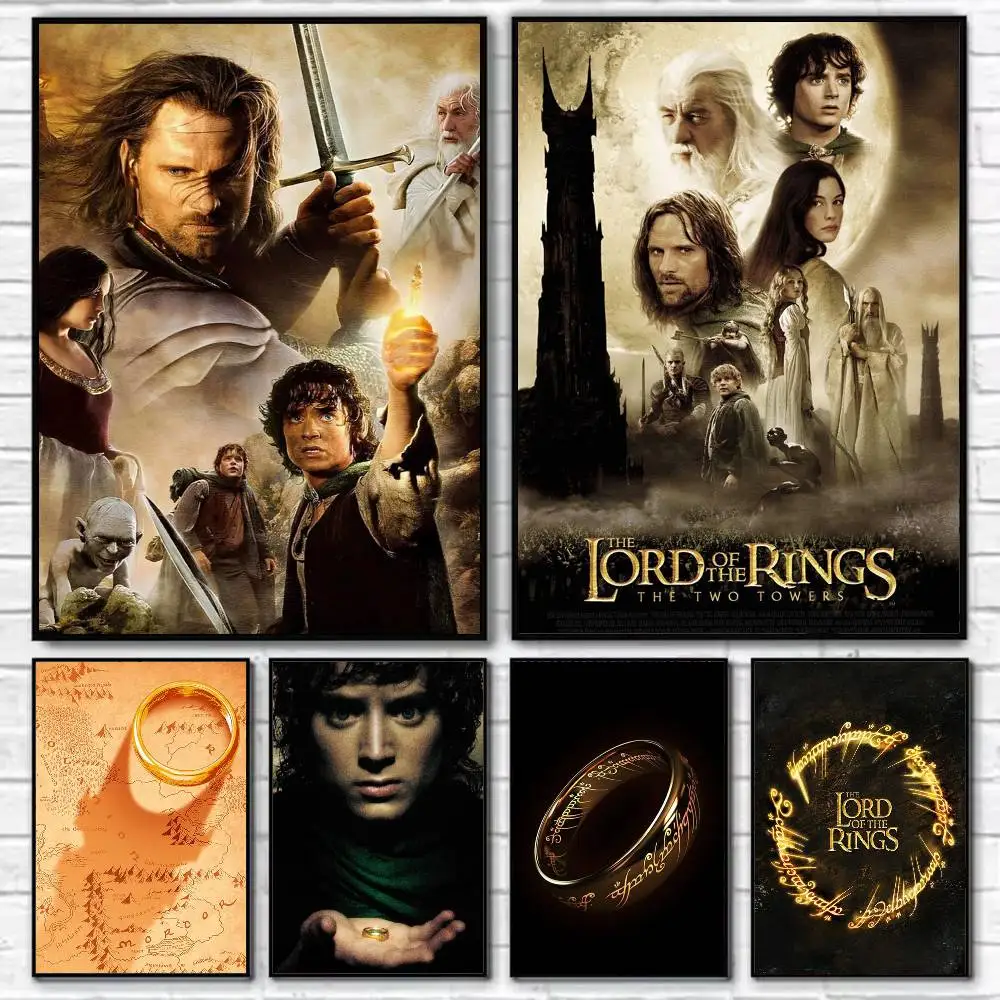 L-Lords of the R-RingES Poster Self-adhesive Art Waterproof Paper Sticker Coffee House Bar Room Wall Decor
L-Lords of the R-RingES Poster Self-adhesive Art Waterproof Paper Sticker Coffee House Bar Room Wall Decor