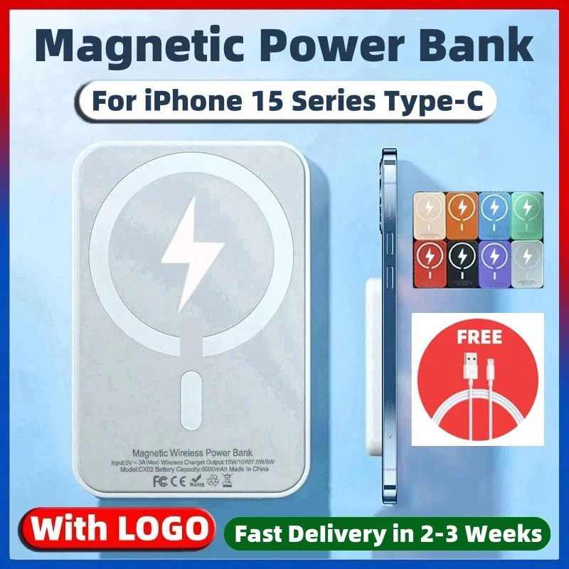 10000mAh New Magnetic Power Bank Wireless Powerbank Type C Charger For iPhone 15 15Pro Max 15Plus Phone External Backup Battery
10000mAh New Magnetic Power Bank Wireless Powerbank Type C Charger For iPhone 15 15Pro Max 15Plus Phone External Backup Battery
