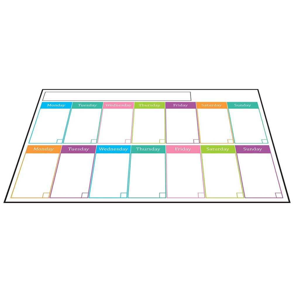 Erasable Whiteboard Wall Stickers 30x45cm Dry Adhesive Calendar for Kids Weekly Fridge Use Home Decoration BBT6004 ZY
Erasable Whiteboard Wall Stickers 30x45cm Dry Adhesive Calendar for Kids Weekly Fridge Use Home Decoration BBT6004 ZY