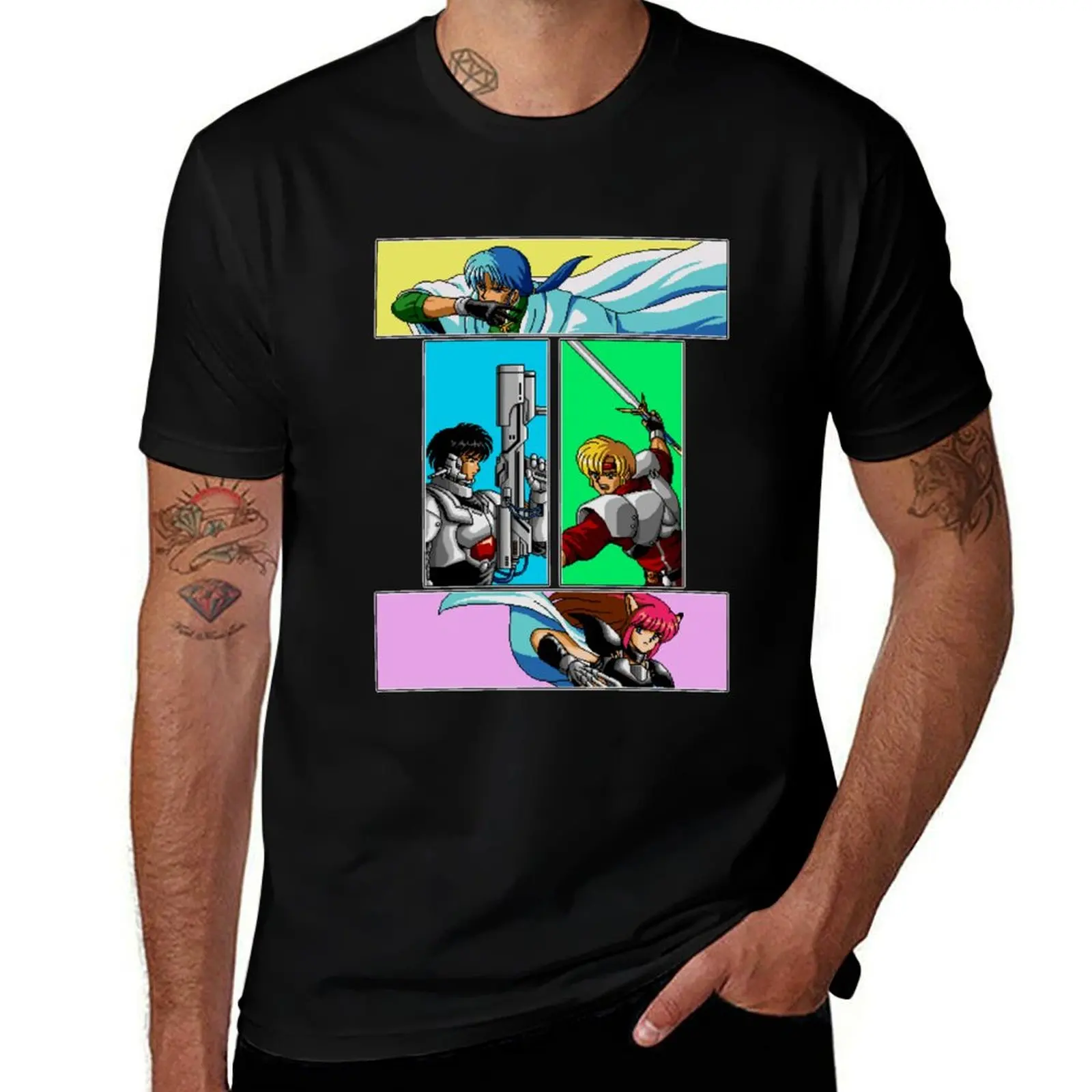 Classic Phantasy Star 4 heroes T-Shirt funny shirt cotton anime summer shirt mens graphic t-shirts funny
Classic Phantasy Star 4 heroes T-Shirt funny shirt cotton anime summer shirt mens graphic t-shirts funny