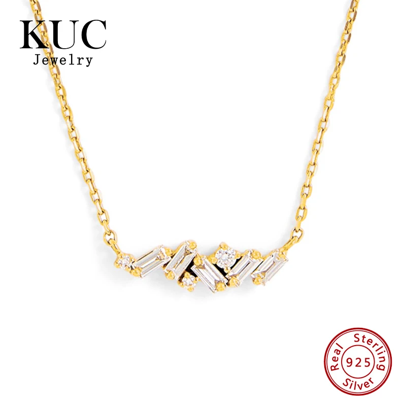 18k Gold Plated Fashion Fine Jewelry 925 Sterling Silver Rround and Rectangular Zircon Pendant Necklaces Jewelry for Women
18k Gold Plated Fashion Fine Jewelry 925 Sterling Silver Rround and Rectangular Zircon Pendant Necklaces Jewelry for Women