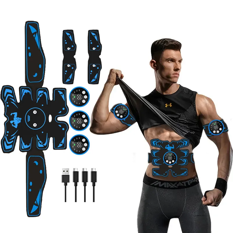 Rechargeable EMS Abdominal Trainer Muscle Stimulator Fitness Equipment Electronic Abdominal Fitness Belt for Home Workout
Rechargeable EMS Abdominal Trainer Muscle Stimulator Fitness Equipment Electronic Abdominal Fitness Belt for Home Workout
