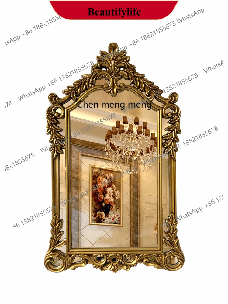 f185 европейское ретро резное подвесное зеркало для ванной комнаты, зеркало для унитаза, умывальника, зеркало для макияжа
f185 европейское ретро резное подвесное зеркало для ванной комнаты, зеркало для унитаза, умывальника, зеркало для макияжа