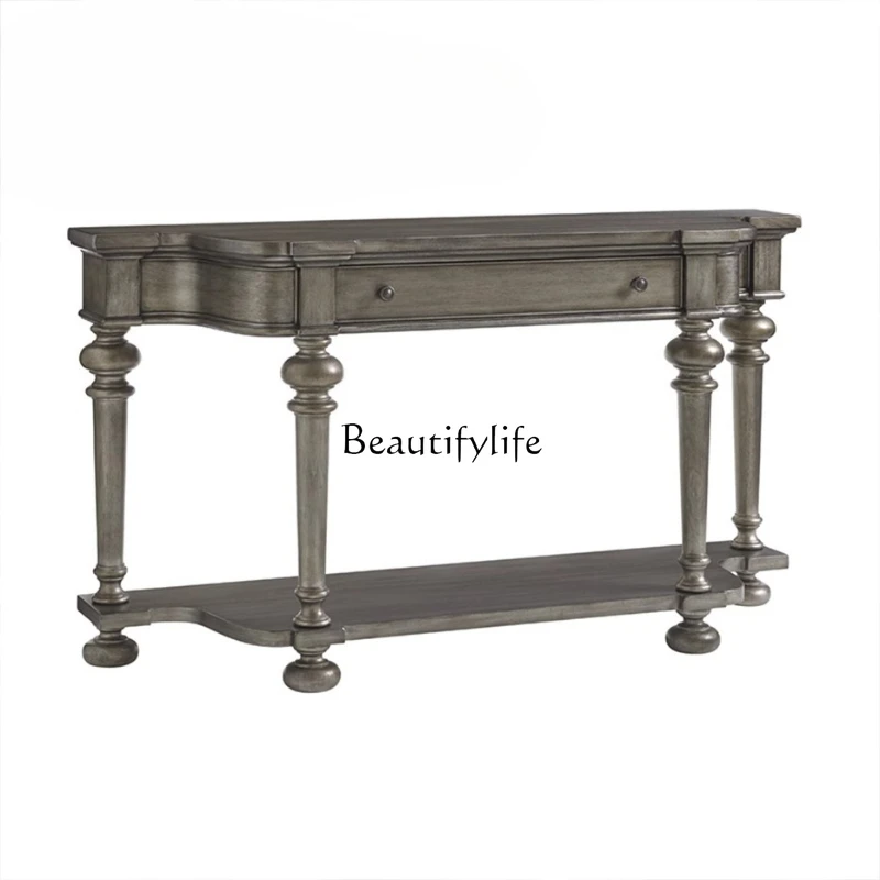 Nordic simple entrance table ash wood aisle table strip case American decorative cabinet
Nordic simple entrance table ash wood aisle table strip case American decorative cabinet