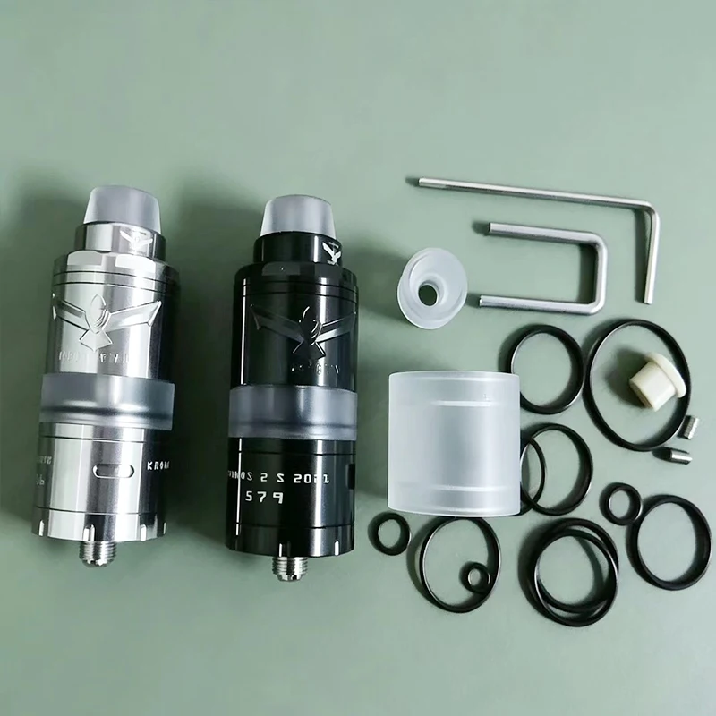 2026 Vapor Giant Kronos 2S RTA MTL DL 316SS 23mm 4.5ml Topfilling Rebuildable Tank with Spare Parts
2026 Vapor Giant Kronos 2S RTA MTL DL 316SS 23mm 4.5ml Topfilling Rebuildable Tank with Spare Parts