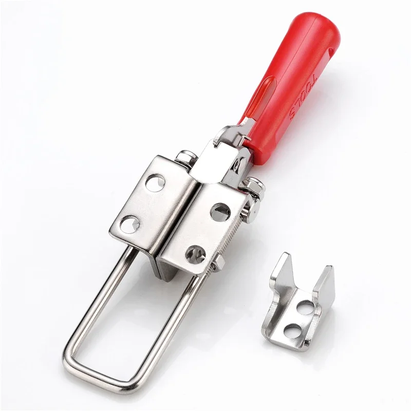 304 Stainless Steel Fixture Lock Buckle Box Buckle Clamp Clamping Tool Quick Press Door Bolt Self-locking Iron Galvanized 40323
304 Stainless Steel Fixture Lock Buckle Box Buckle Clamp Clamping Tool Quick Press Door Bolt Self-locking Iron Galvanized 40323