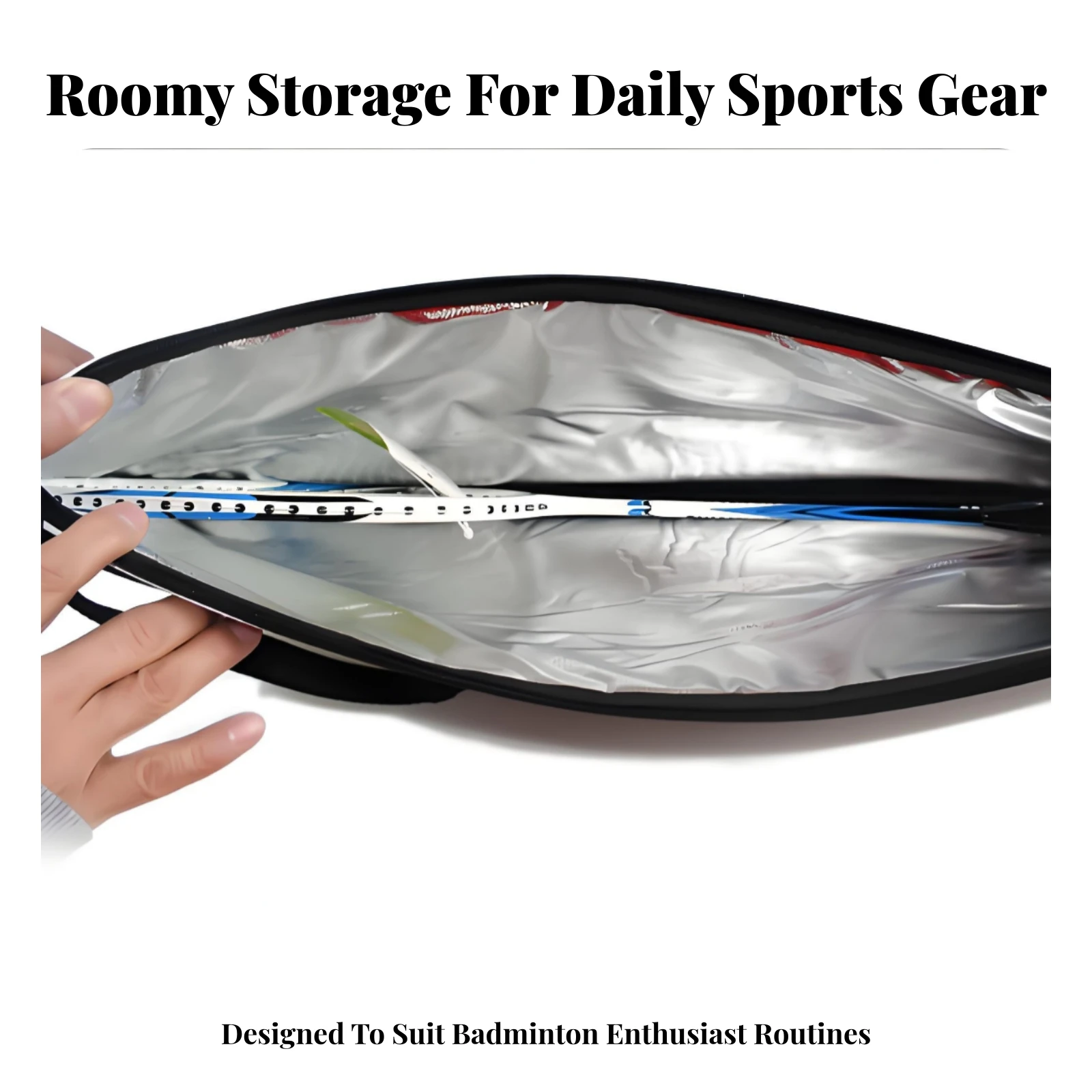 Badminton Racket Bag Padded Safeguarding Badminton Racquet Bag Sports Gear Teardrop-Shaped
Badminton Racket Bag Padded Safeguarding Badminton Racquet Bag Sports Gear Teardrop-Shaped