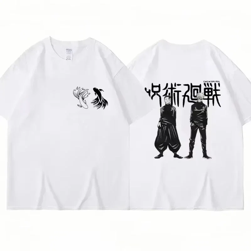 2025 Japanese animation Jujutsu Kaisen T-shirt Satoru Gojo Geto Suguru anime Harajuku style casual clothing top
2025 Japanese animation Jujutsu Kaisen T-shirt Satoru Gojo Geto Suguru anime Harajuku style casual clothing top