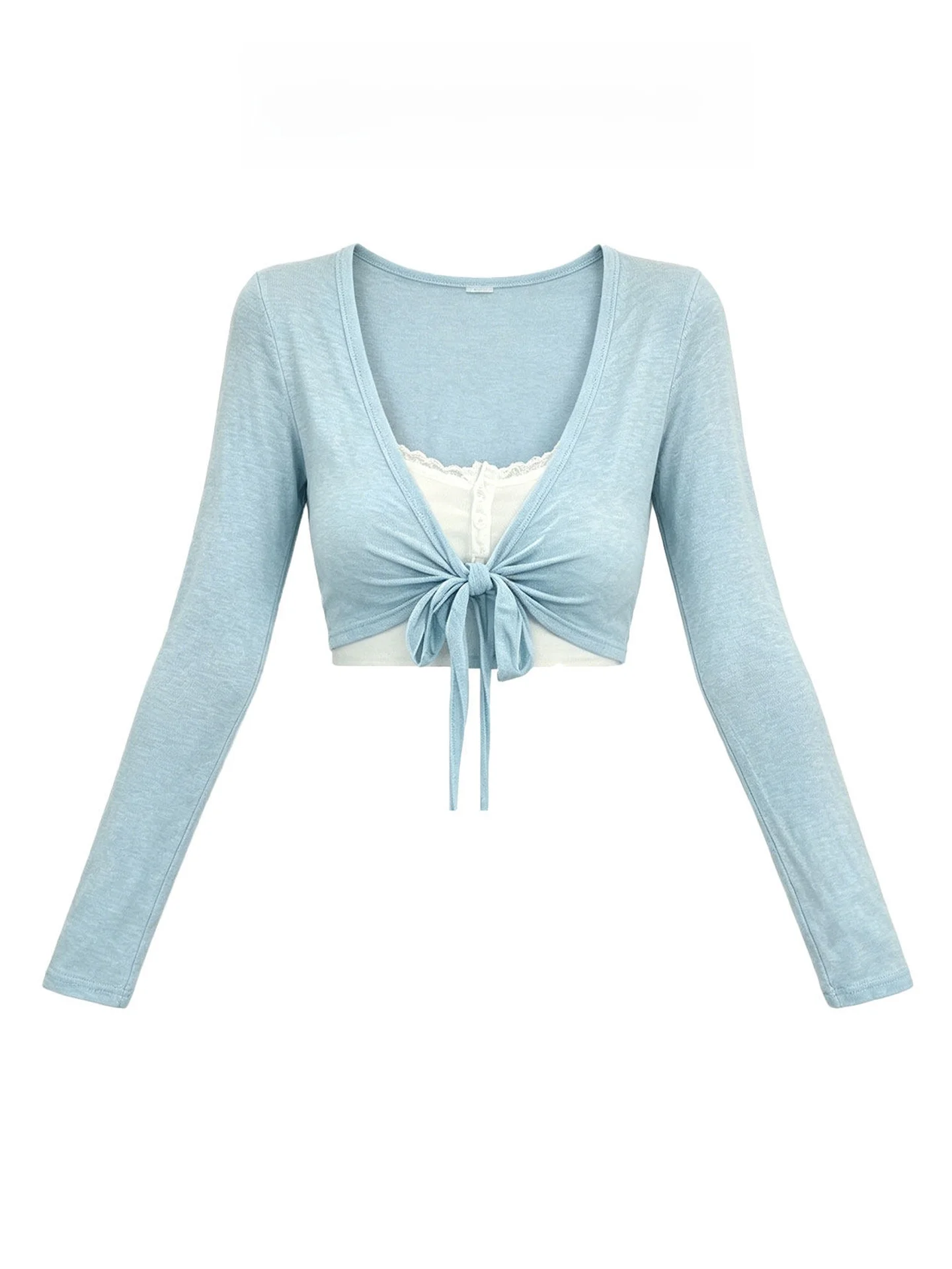 Slim Fit Long Sleeve Sun Protection Open Cardigan Coat Women's Summer Thin Style Binding Band Outerwear Casual Fashion Set
Slim Fit Long Sleeve Sun Protection Open Cardigan Coat Women's Summer Thin Style Binding Band Outerwear Casual Fashion Set