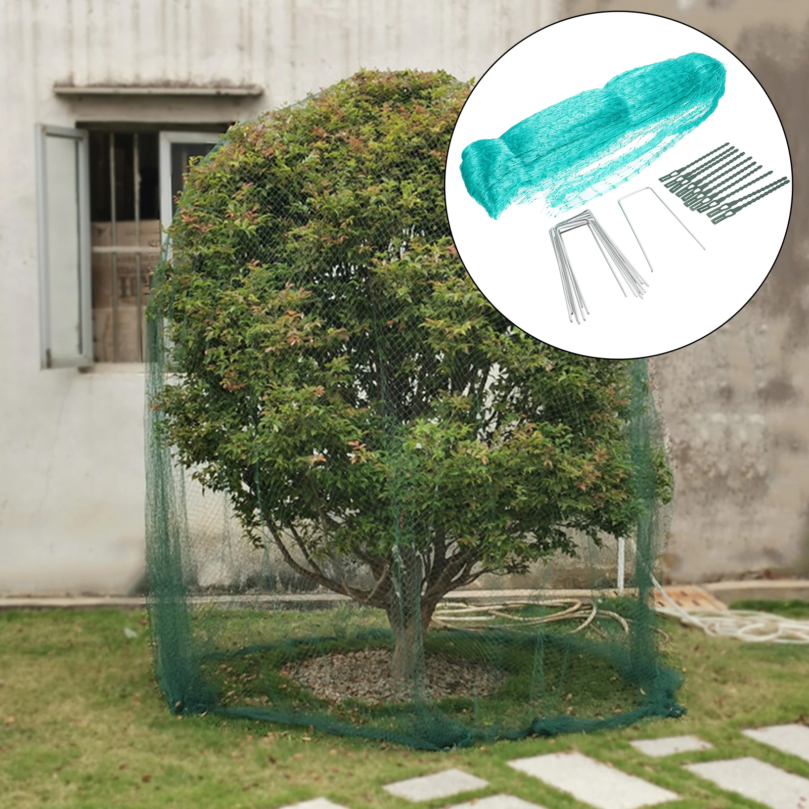 1 Set Premium Garden Trellis Netting Anti Bird Protection with Strong Cable Ties and Garden Support Pegs
1 Set Premium Garden Trellis Netting Anti Bird Protection with Strong Cable Ties and Garden Support Pegs