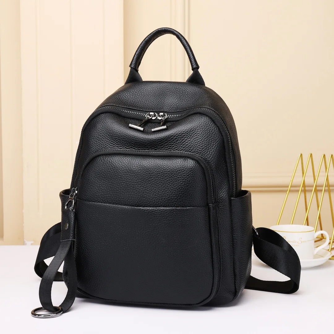 Black Oilwax Cow Leather Backpack Women Casual Ladies Travel Shoulder Bag 2026 New Girls Genuine Leather School Bagpack
Black Oilwax Cow Leather Backpack Women Casual Ladies Travel Shoulder Bag 2026 New Girls Genuine Leather School Bagpack