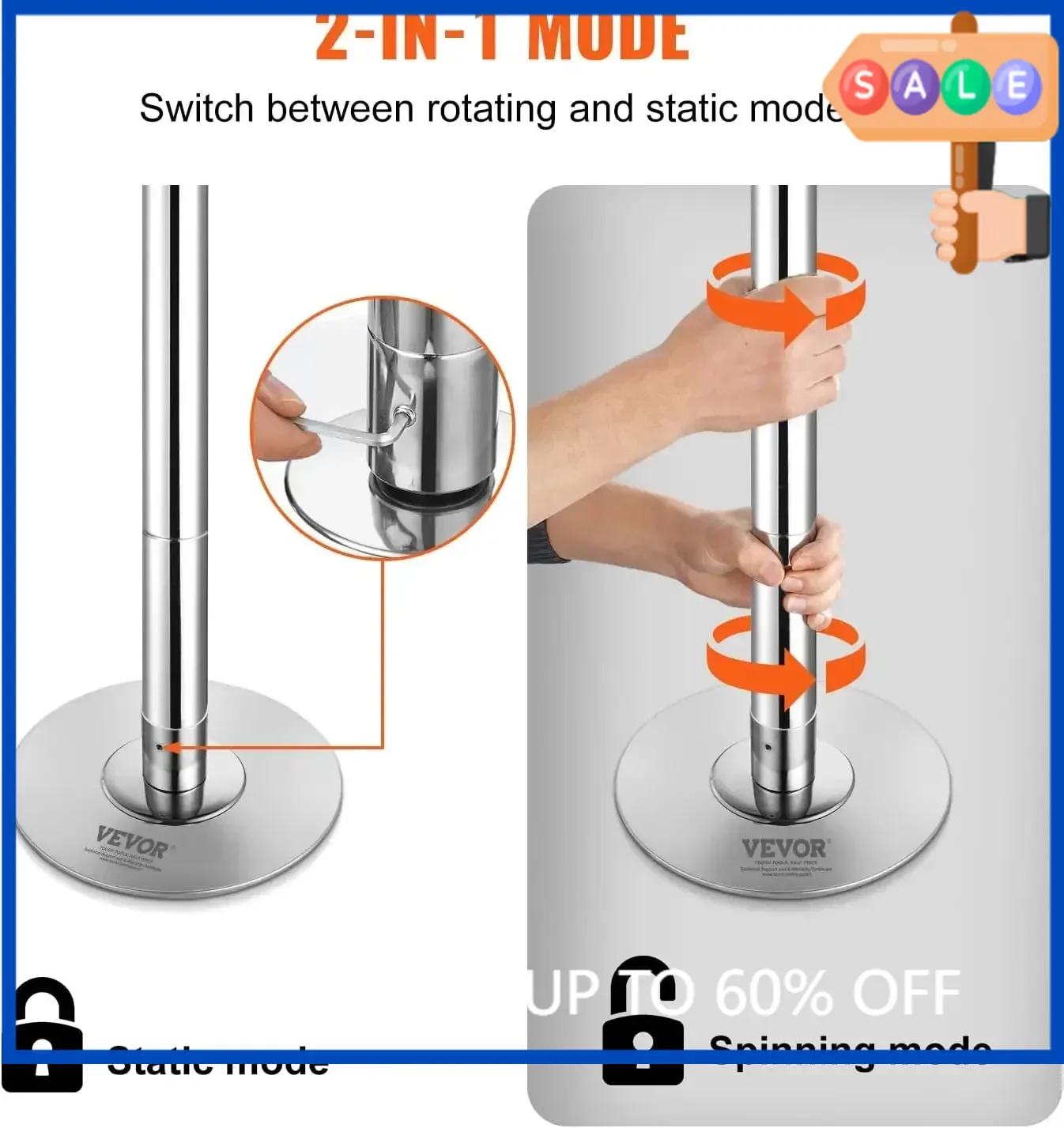 BestsellerHot salesProfessional Dancing Pole, Spinning Static Dancing Pole Kit, Portable Removable Pole, 45mm Heavy-Duty Stainle
BestsellerHot salesProfessional Dancing Pole, Spinning Static Dancing Pole Kit, Portable Removable Pole, 45mm Heavy-Duty Stainle