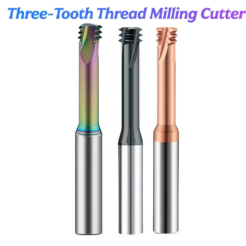VAYABOOG 1PCS CNC Machine Solid Carbide Single/Three/Thread Tooth Thread Milling M1 M2 M3 M4 M5 M6 M8 M10 M12 M14 M16 M18-M24
VAYABOOG 1PCS CNC Machine Solid Carbide Single/Three/Thread Tooth Thread Milling M1 M2 M3 M4 M5 M6 M8 M10 M12 M14 M16 M18-M24