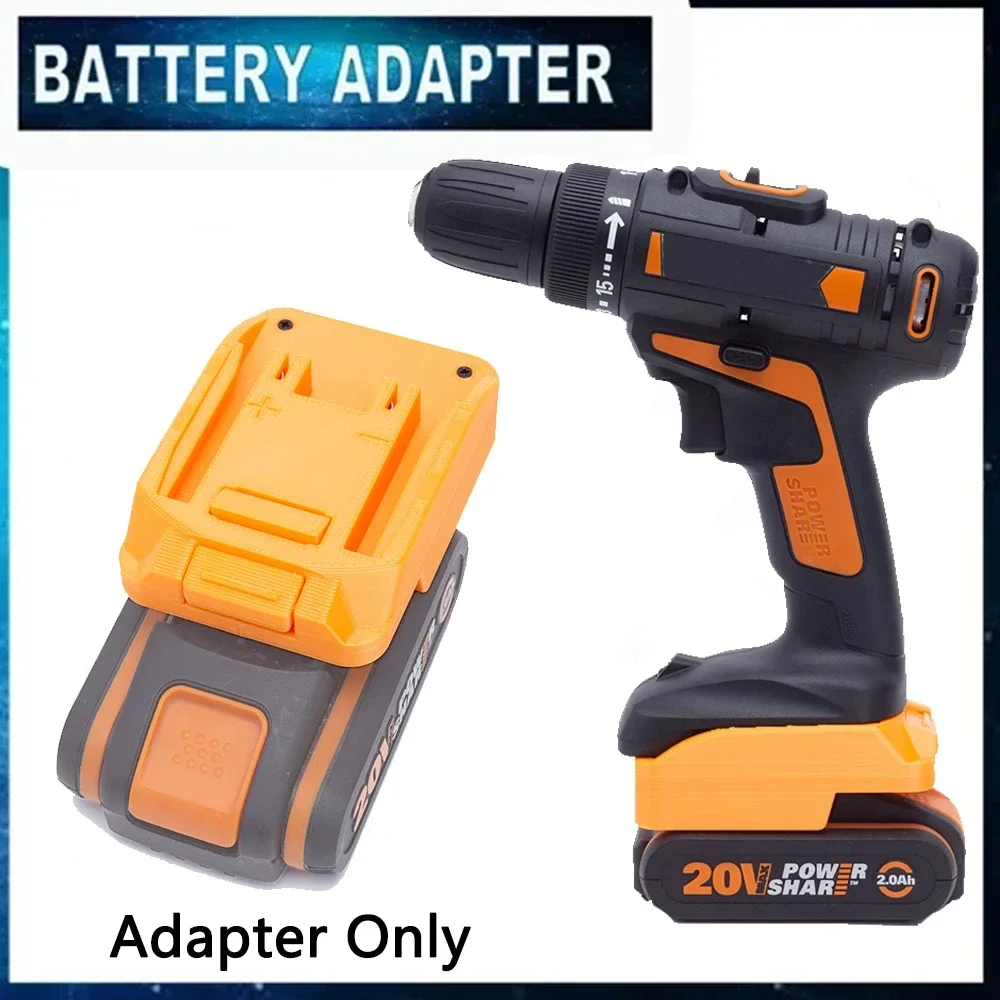 Battery Adapter Converter for Worx 4pin 20V Lithium Battery to for Worx 6pin Series Power Tool Accessories(No battery)
Battery Adapter Converter for Worx 4pin 20V Lithium Battery to for Worx 6pin Series Power Tool Accessories(No battery)