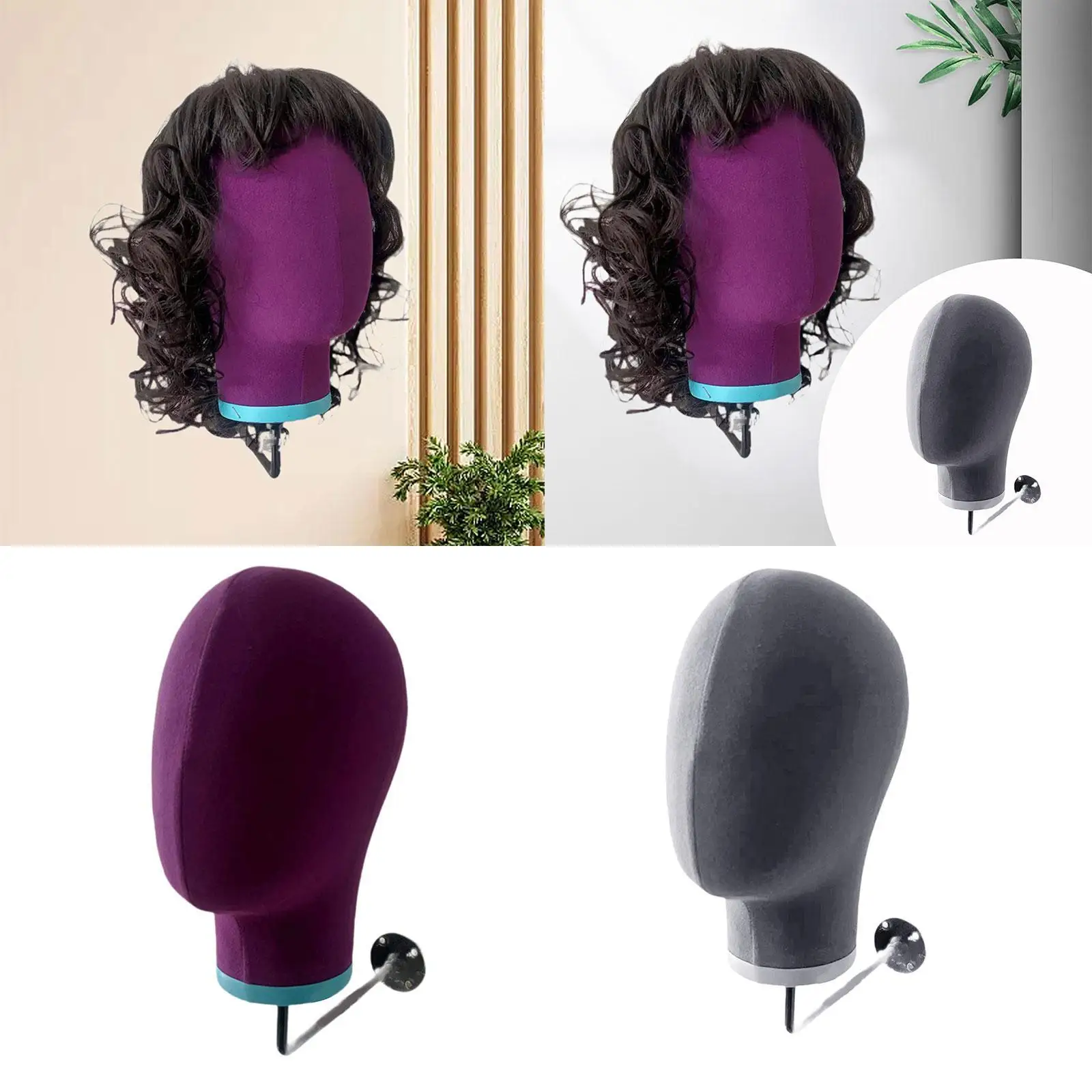 Wall Mount Mannequin Head Versatile Wig Holder Rack for Headdress Salon Shop
Wall Mount Mannequin Head Versatile Wig Holder Rack for Headdress Salon Shop