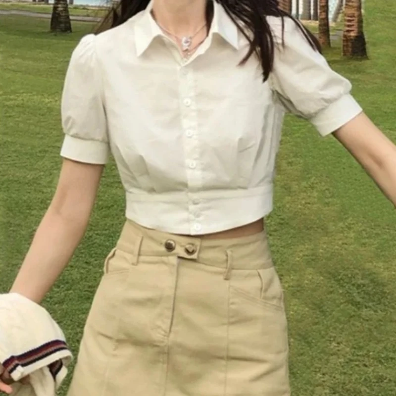 Shirts Women Crops Preppy Style JK Summer Short Sleeve Sweet Streetwear Femme Popular Casual Ropa Mujer Blusas Korean Fashion
Shirts Women Crops Preppy Style JK Summer Short Sleeve Sweet Streetwear Femme Popular Casual Ropa Mujer Blusas Korean Fashion