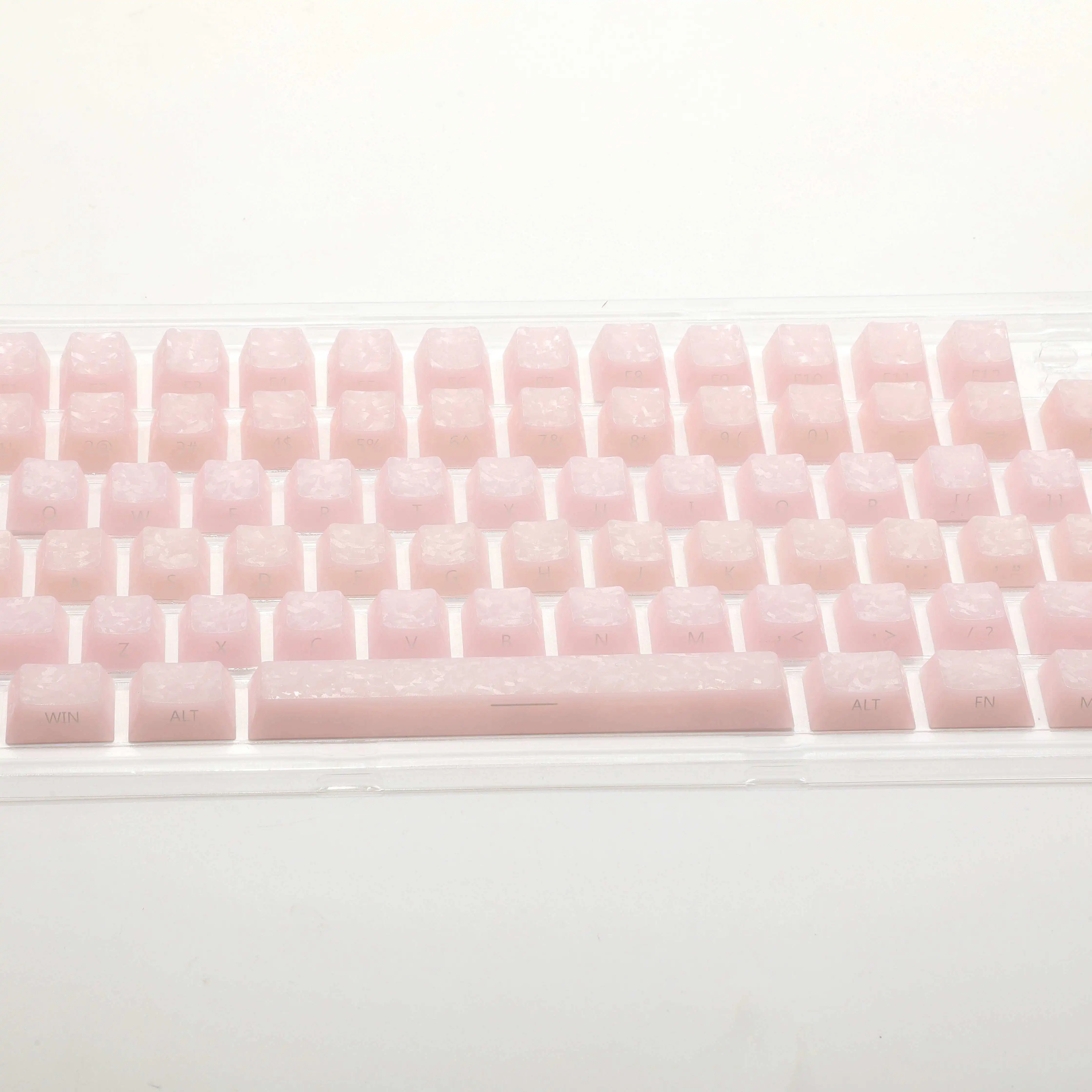 Pink carbon fiber textured keycaps feel invincible high value and high quality small full set suitable for magnetic axis mech
Pink carbon fiber textured keycaps feel invincible high value and high quality small full set suitable for magnetic axis mech