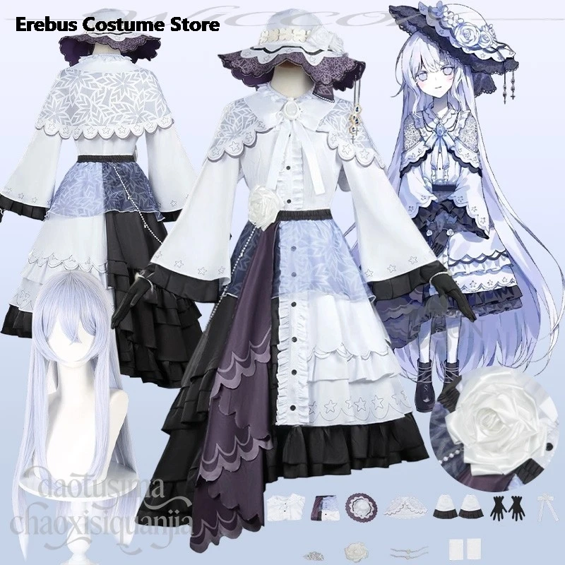 Halloween Adults Tsukishiro Yuki Cosplay Anime Game Magical Girl Witch Trials CostumesWhite Retro Goth Lolita 2026 Carnival disf
Halloween Adults Tsukishiro Yuki Cosplay Anime Game Magical Girl Witch Trials CostumesWhite Retro Goth Lolita 2026 Carnival disf