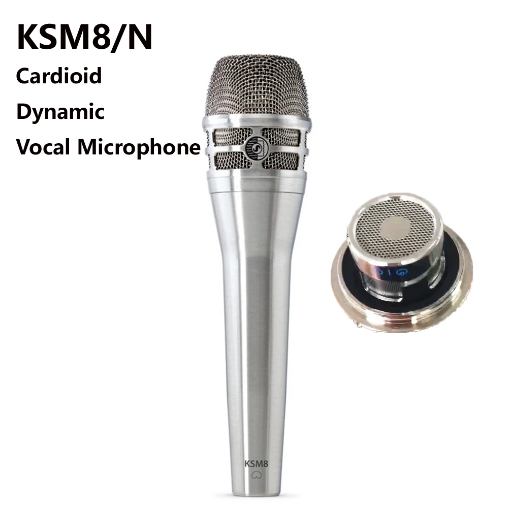 Профессиональный динамический ручной микрофон KSM8, проводной микрофон для вокала, высококачественный кардиоидный микрофон для записи, сценической производительности
Профессиональный динамический ручной микрофон KSM8, проводной микрофон для вокала, высококачественный кардиоидный микрофон для записи, сценической производительности