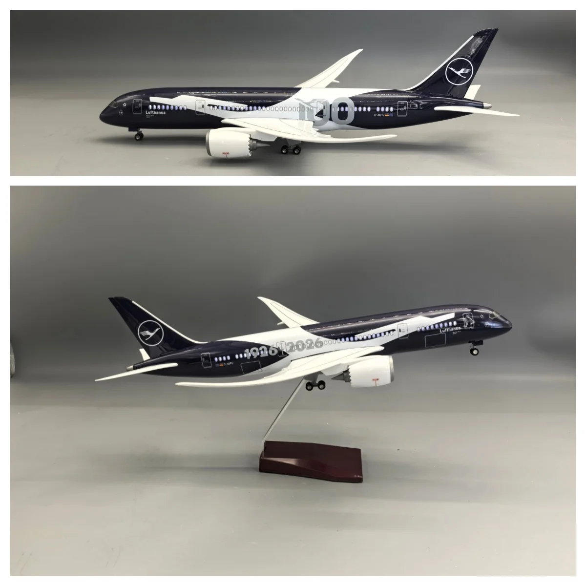 1:130 Scale Aircraft lufthansa B787 Airways 100th Anniversary Commemoration Model plane With LED Collection Display Gifts
1:130 Scale Aircraft lufthansa B787 Airways 100th Anniversary Commemoration Model plane With LED Collection Display Gifts