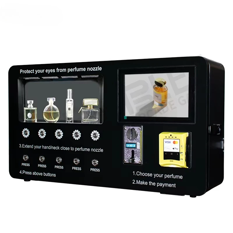 Customize Latest Wall Mounted Dispenser Vending Machine Small Spray Perfume Vending Machine for Sale
Customize Latest Wall Mounted Dispenser Vending Machine Small Spray Perfume Vending Machine for Sale