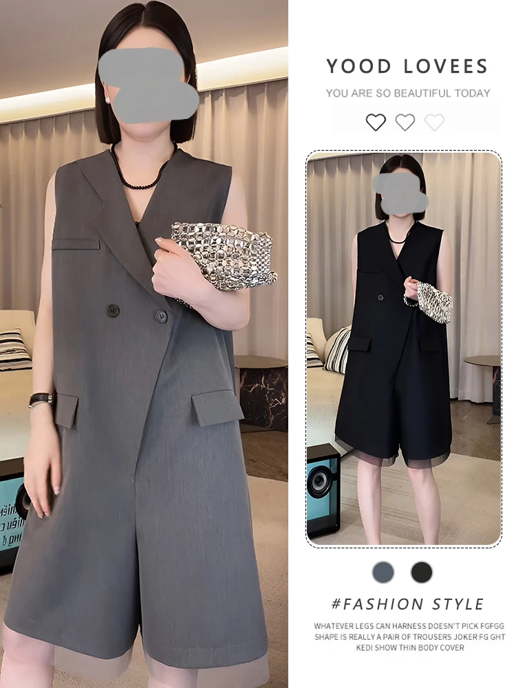 Женские брюки-комбинезон из тюля с пэчворком, с высокой талией, летние, уникальный дизайн, модный тренд 2026 года
Женские брюки-комбинезон из тюля с пэчворком, с высокой талией, летние, уникальный дизайн, модный тренд 2026 года