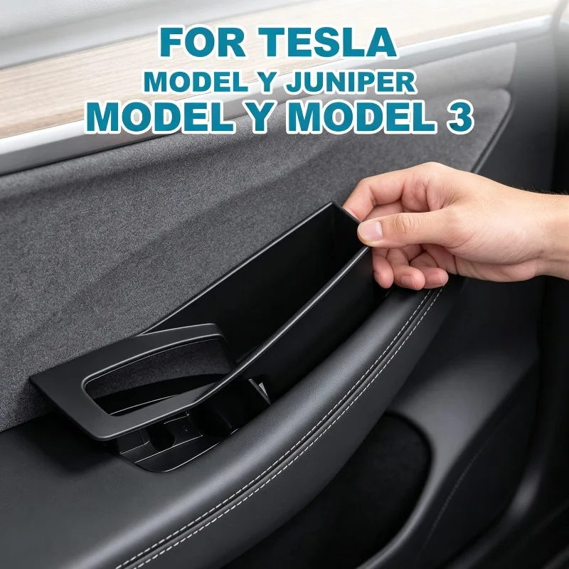 Car Door Handle Storage Box Inner Handle Organizer Container Tray Box for Tesla Model 3/Y Juniper Model 3 Highland Accessories
Car Door Handle Storage Box Inner Handle Organizer Container Tray Box for Tesla Model 3/Y Juniper Model 3 Highland Accessories