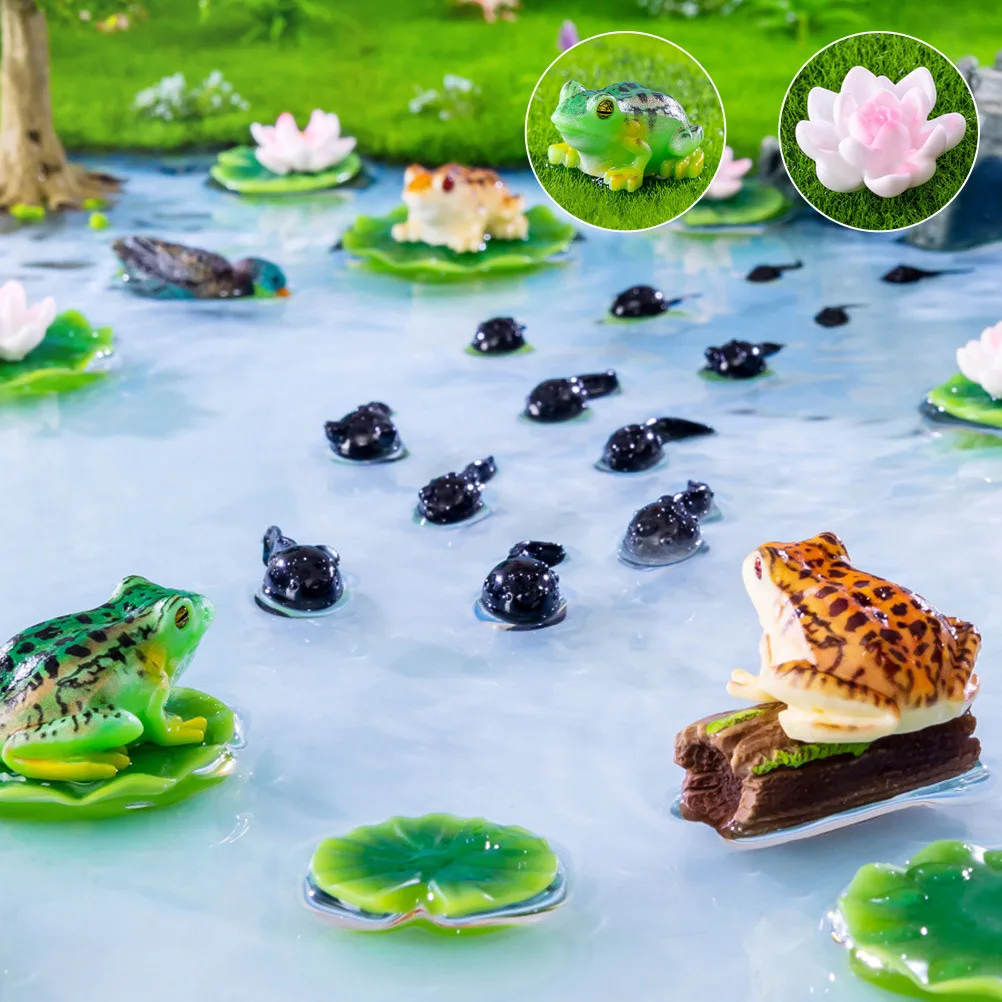 1Set Realistic Frog Tadpole Set for Mini Garden Moss Landscape Flower Pot Indoor Outdoor Decor Resin Small Animal Statues
1Set Realistic Frog Tadpole Set for Mini Garden Moss Landscape Flower Pot Indoor Outdoor Decor Resin Small Animal Statues