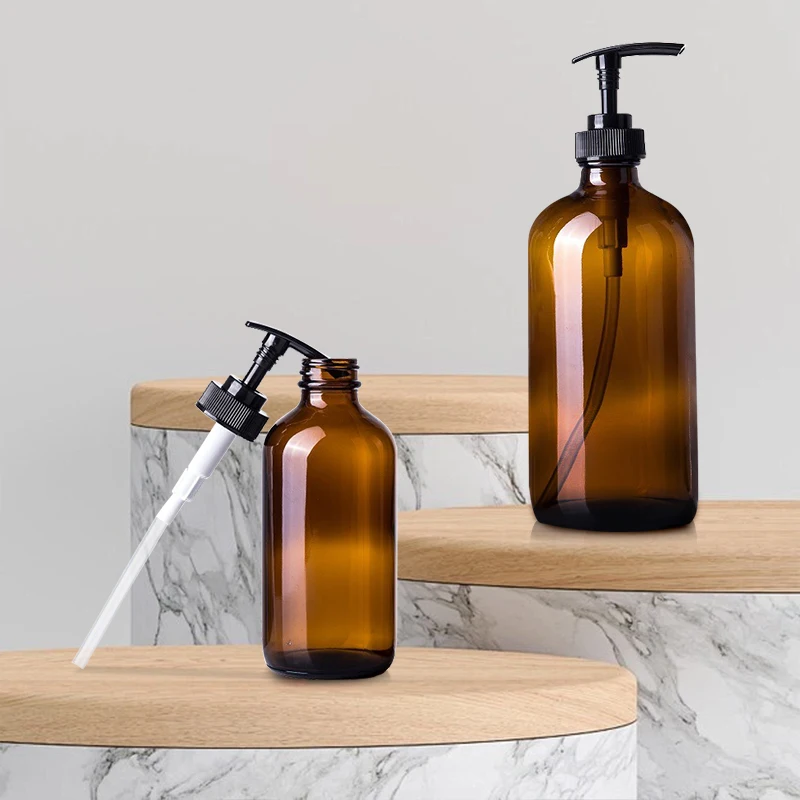 Brown Glass Soap Dispenser Household Bathroom Supplies Bathroom Lotion Shower Gel Shampoo 240m/480ml Glass Press Bottle
Brown Glass Soap Dispenser Household Bathroom Supplies Bathroom Lotion Shower Gel Shampoo 240m/480ml Glass Press Bottle