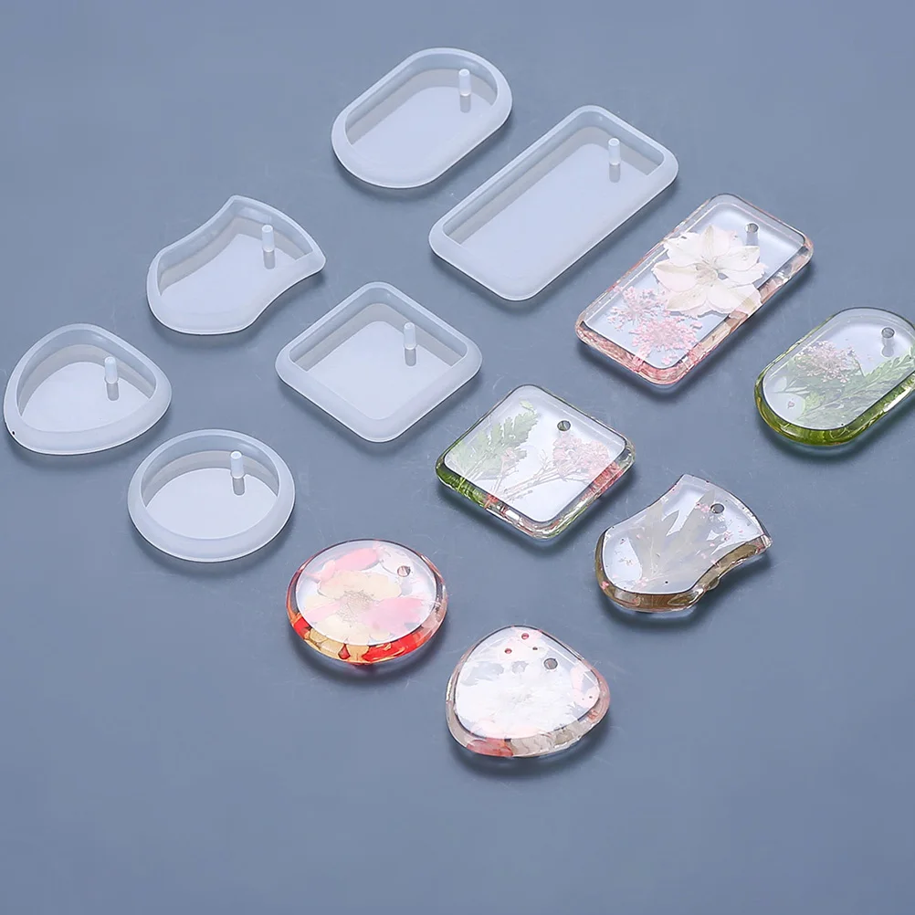 6 Pcs Resin Keychain Molds Silicone Pendant Epoxy Tag DIY Craft Supplies White Silica Gel Jewelry Decor Accessories
6 Pcs Resin Keychain Molds Silicone Pendant Epoxy Tag DIY Craft Supplies White Silica Gel Jewelry Decor Accessories