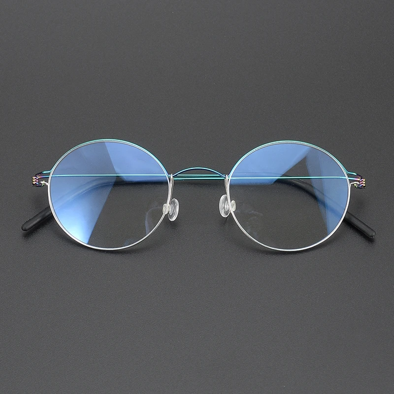 Pure Titanium Screwless Eyewear Classic Eyeglasses Frame Black & Colorful Women Round Korean Spectacles Glasses Frame Men
Pure Titanium Screwless Eyewear Classic Eyeglasses Frame Black & Colorful Women Round Korean Spectacles Glasses Frame Men
