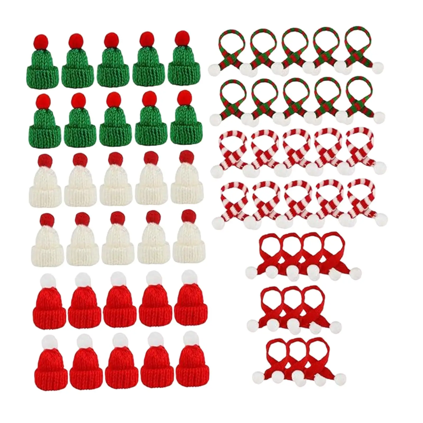 Плюшевый рождественский комплект: мини-шапка и шарф для кукол, рождественский декор для украшений и елки
Плюшевый рождественский комплект: мини-шапка и шарф для кукол, рождественский декор для украшений и елки