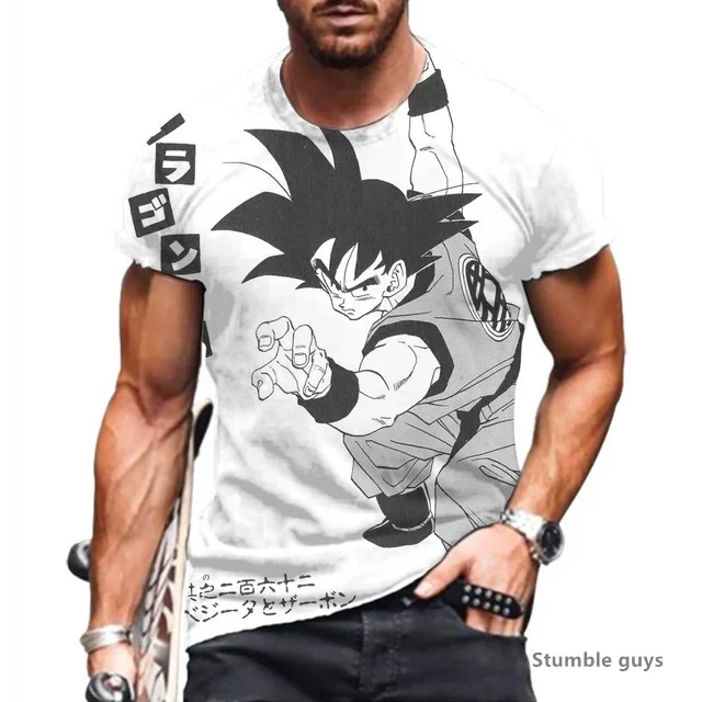 Summer Men's Gym Outfit Dragon Ball T-shirt Gym Goku Tshirt Men Tops Kakarot Vegeta Super Saiyan
Summer Men's Gym Outfit Dragon Ball T-shirt Gym Goku Tshirt Men Tops Kakarot Vegeta Super Saiyan