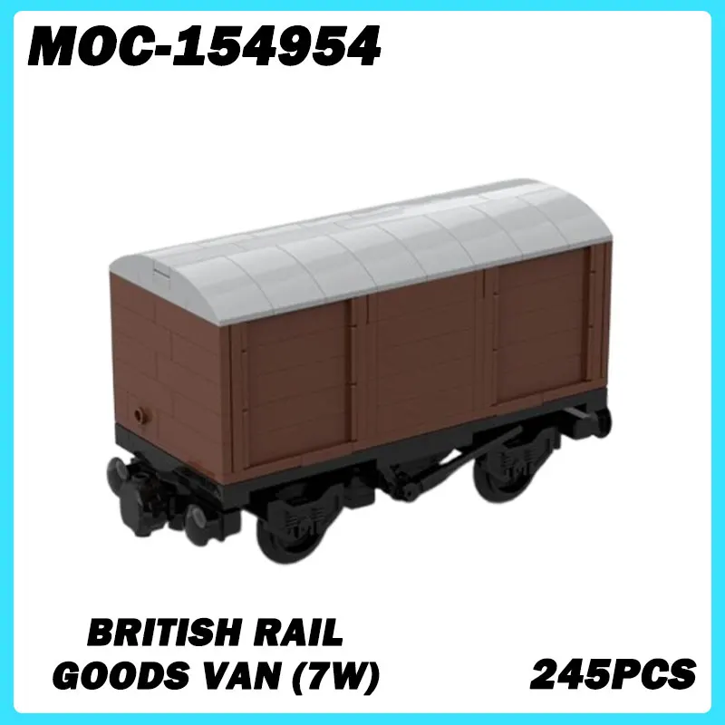 MOC-154954 Mini Train Series British Rail Goods Van Wagon Desktop Ornament Collectible Education Model Brick Toy Birthday Gifts
MOC-154954 Mini Train Series British Rail Goods Van Wagon Desktop Ornament Collectible Education Model Brick Toy Birthday Gifts