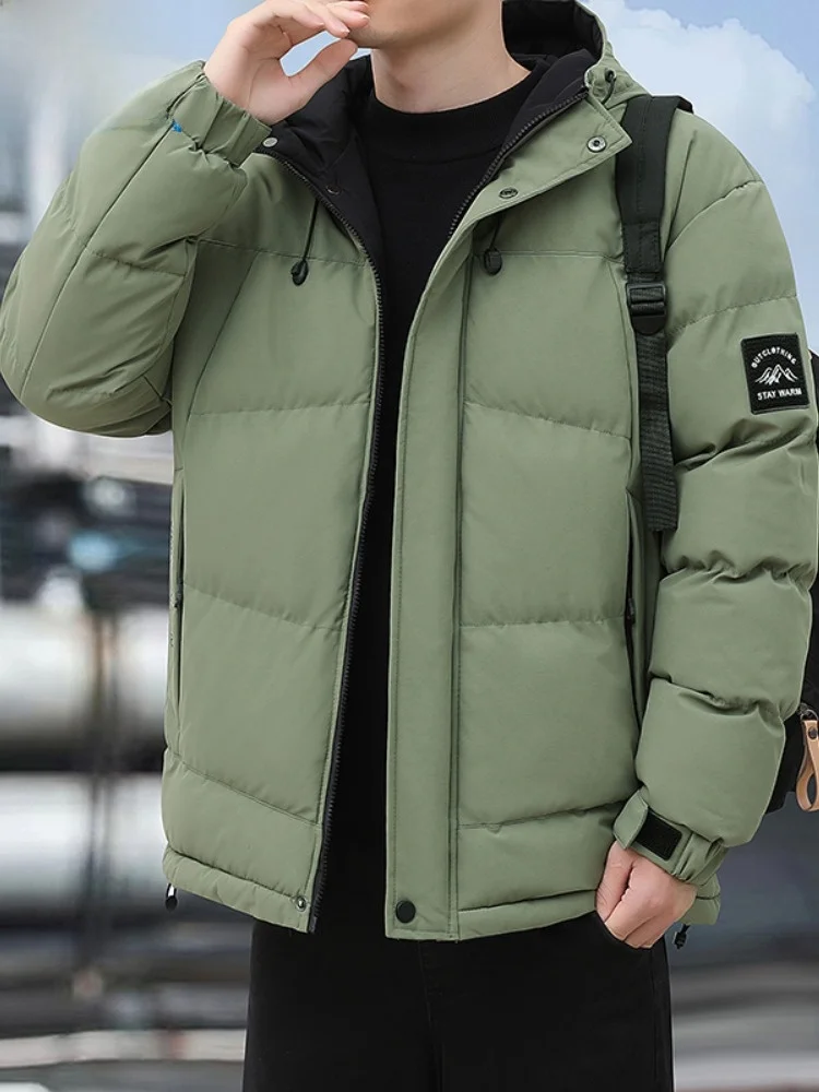 Paul Winter Men's Thickened down Cotton Jacket Hooded Coat Warmth Youth Casual Fashion Polyester Fiber Zipper Closure C...
Paul Winter Men's Thickened down Cotton Jacket Hooded Coat Warmth Youth Casual Fashion Polyester Fiber Zipper Closure C...