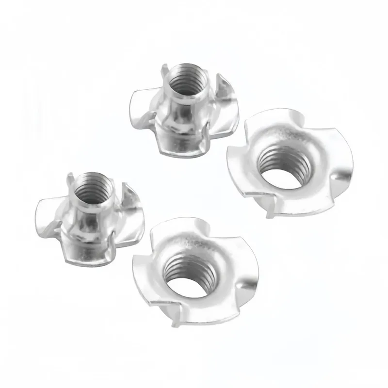 5PCS M8 4-Claw T-Nut Full Thread Anti-Loosening Design Heavy-Duty Metal for Woodworking Furniture
5PCS M8 4-Claw T-Nut Full Thread Anti-Loosening Design Heavy-Duty Metal for Woodworking Furniture