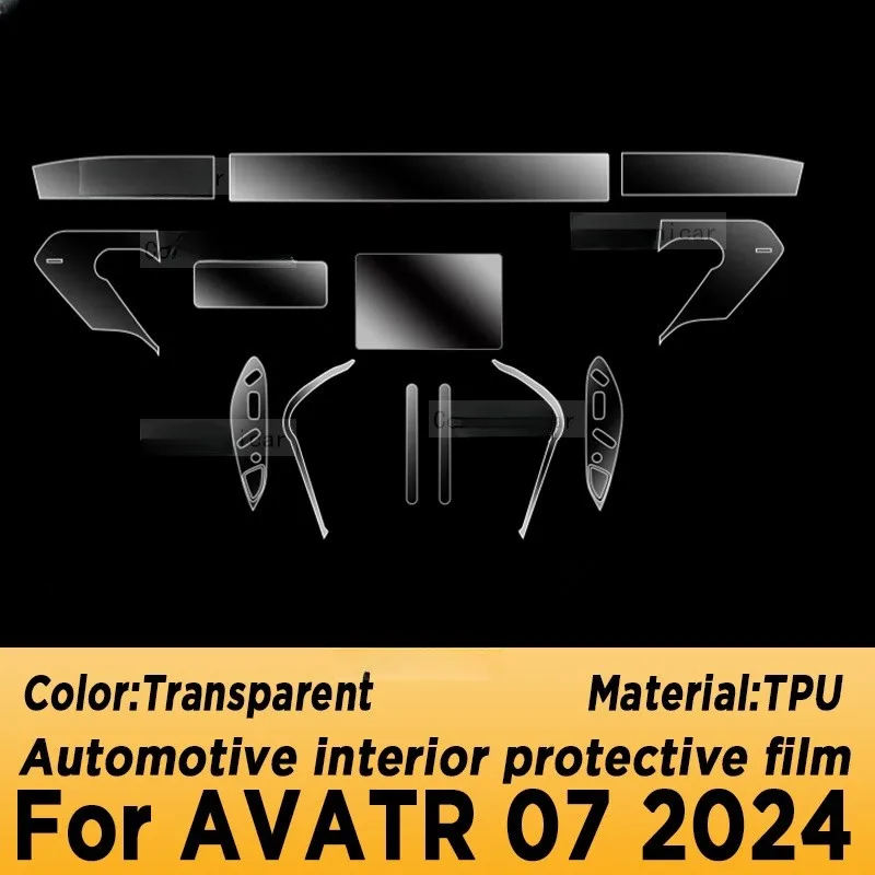 For AVATR 07 2024 Gearbox Panel Dashboard Navigation Automotive Interior Protective Film TPU Anti-Scratch Accessories
For AVATR 07 2024 Gearbox Panel Dashboard Navigation Automotive Interior Protective Film TPU Anti-Scratch Accessories