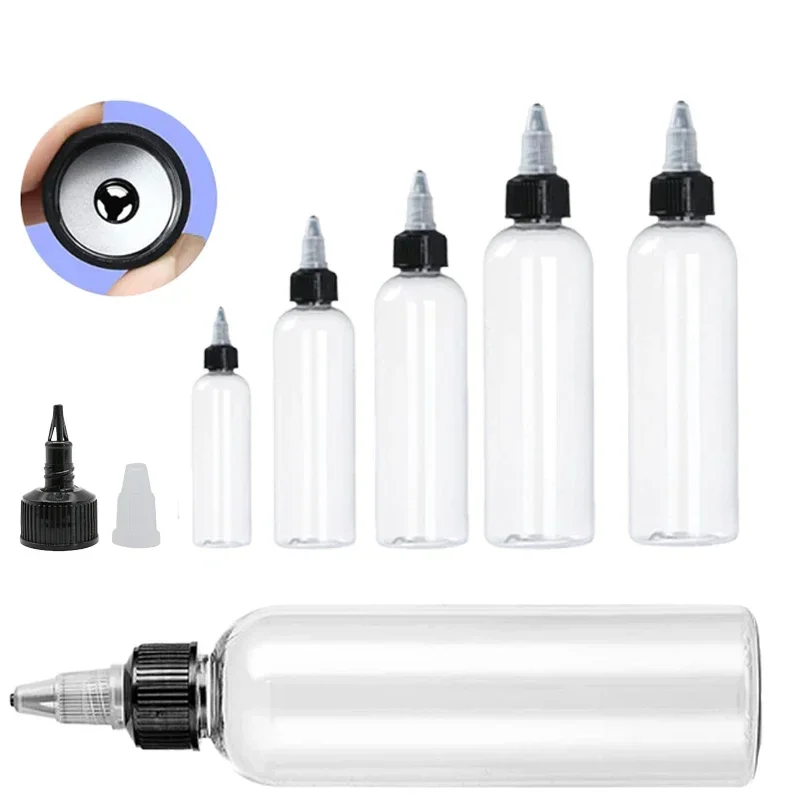 50Pcs 30-250ml Plastic Dispensing Bottles w/ Black Twist Cap Clear Empty Squeeze Container For Crafts Art Glue Liquid Tattoo Ink
50Pcs 30-250ml Plastic Dispensing Bottles w/ Black Twist Cap Clear Empty Squeeze Container For Crafts Art Glue Liquid Tattoo Ink