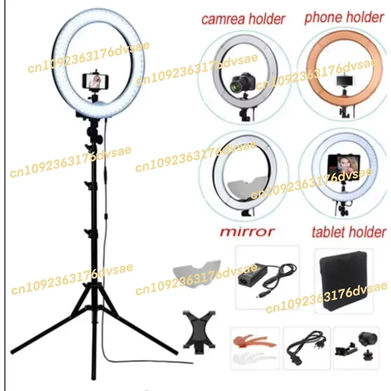 top RL-18 DSLR camera photo ring light 55w vibration led flash lights LED 55W Portable Selfie light with tripod carry bag
top RL-18 DSLR camera photo ring light 55w vibration led flash lights LED 55W Portable Selfie light with tripod carry bag