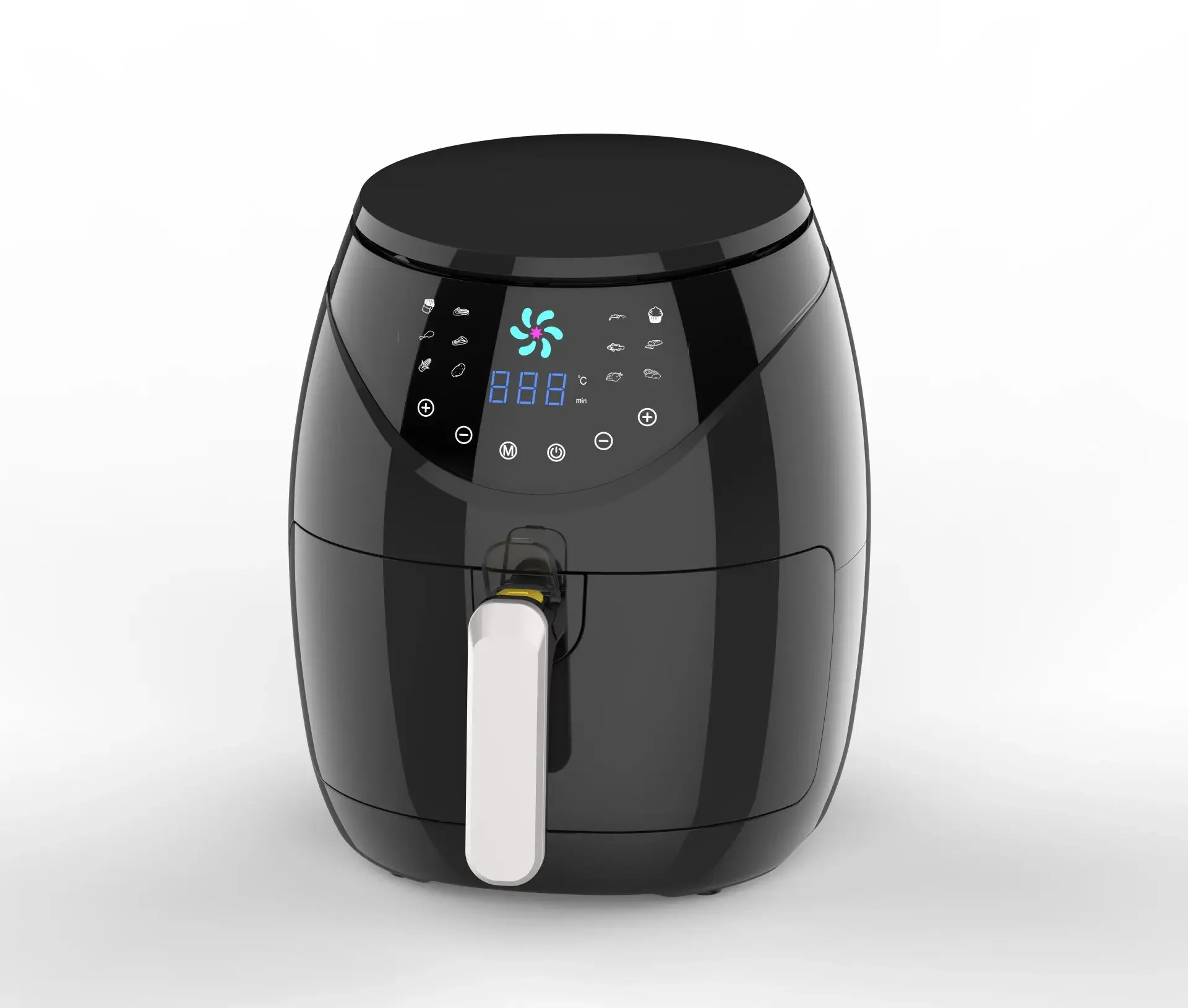 6.5L Air Fryer Pro, 12-in-1 XL Large Air fryer oven Cooker with Cookbook, 7 Quart Large Family Size Electric Hot Air Fryer Oven
6.5L Air Fryer Pro, 12-in-1 XL Large Air fryer oven Cooker with Cookbook, 7 Quart Large Family Size Electric Hot Air Fryer Oven