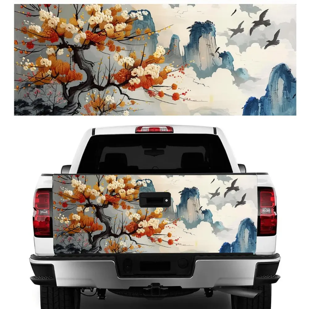 Plum Blossom Landscape Painting Car Tail Trunk Protect Vinly Decal Auto Accessories DIY Hood Decor Sticker for Off-road Pickup
Plum Blossom Landscape Painting Car Tail Trunk Protect Vinly Decal Auto Accessories DIY Hood Decor Sticker for Off-road Pickup