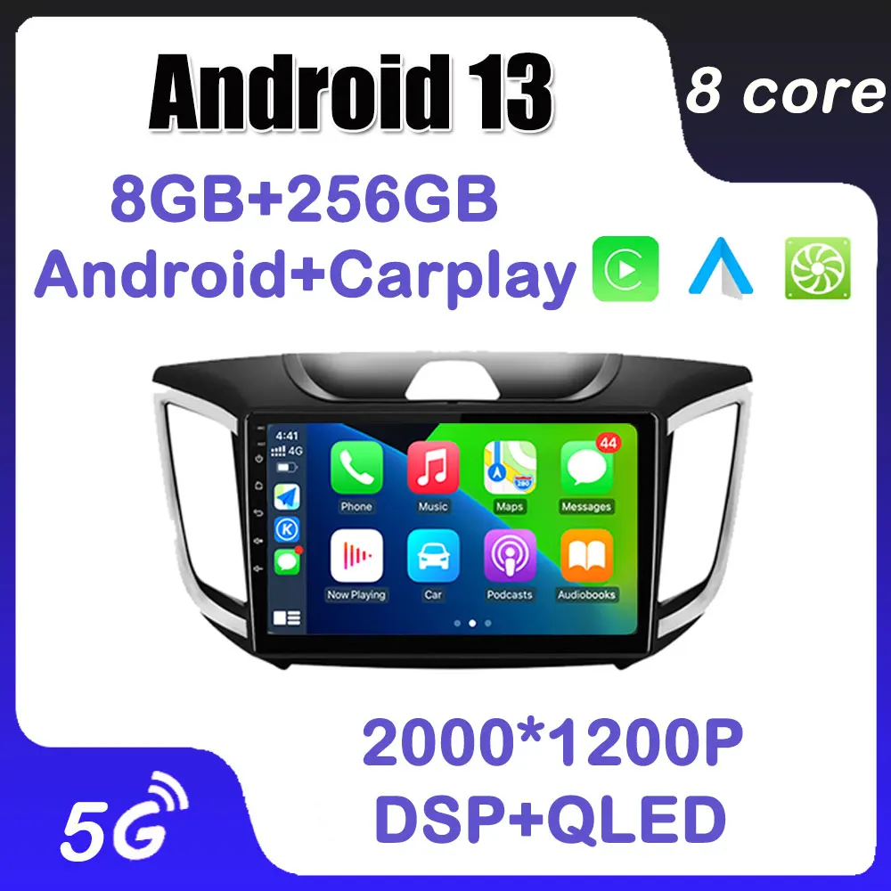 Android 14 Stereo Radio For Hyundai Creta IX25 IX25 2014 Car Multimedia Player GPS Navigation DSP 5G WIFI IPS QLED Touch Screen
Android 14 Stereo Radio For Hyundai Creta IX25 IX25 2014 Car Multimedia Player GPS Navigation DSP 5G WIFI IPS QLED Touch Screen